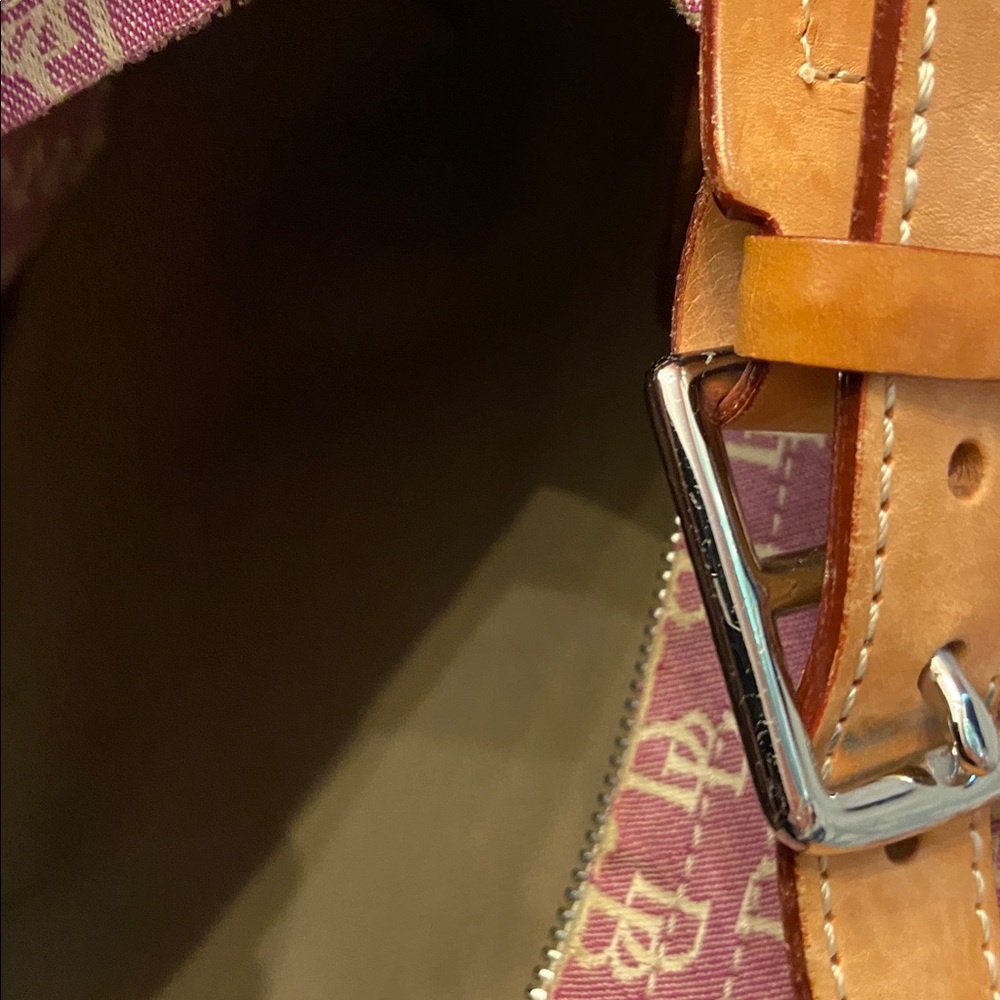 Dooney & Bourke Pink Monogram Bag with dust bag - Picture 9 of 9